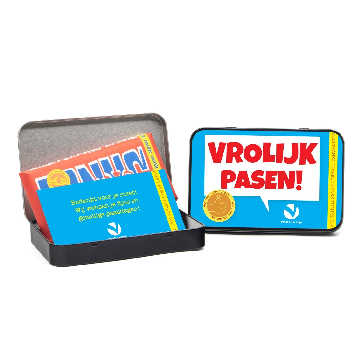 Tony's Chocolonely 180 Gram In Blik - Pasen 3 Tony's Chocolonely 180 Gram In Blik - Pasen