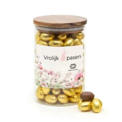 Grote Voorraadpot Met Paaseitjes En Etiket - Pasen -Casa del Ringraziamento Acaciapot 800ml paasei4 fc1faab3 a1b3 4e0e bf97 8c7473a52922