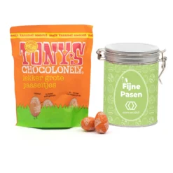 Beugelblik Met Tony's Chocolonely Paaseitjes - Pasen -Casa del Ringraziamento BDB TONY KZ4