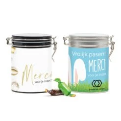 Beugelblik Merci Petits Met Eigen Wikkel - Pasen 7 Beugelblik Merci Petits Met Eigen Wikkel - Pasen -Casa del Ringraziamento BEUGELBLIK MERCI