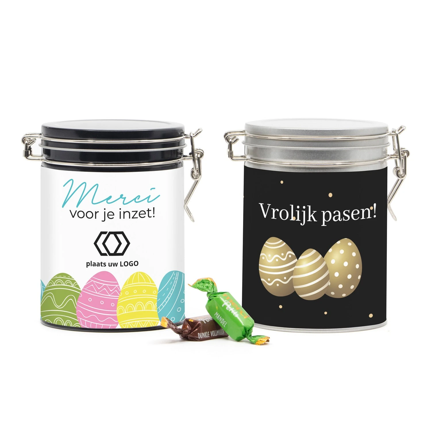 Beugelblik Merci Petits Met Eigen Wikkel - Pasen 3 Beugelblik Merci Petits Met Eigen Wikkel - Pasen