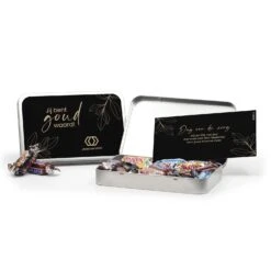 A6 Blik Met Chocolade En Eigen Etiket - Verpleging