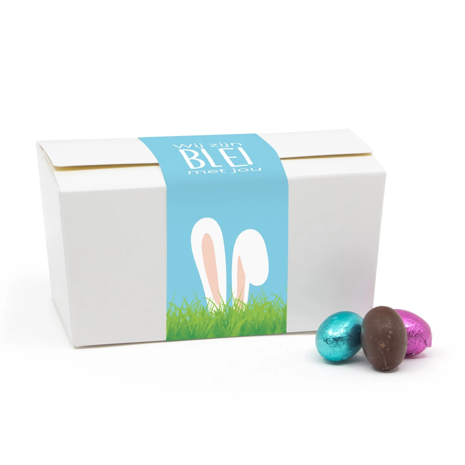 Bonbondoos Met Paaseitjes En Eigen Sleeve - Pasen 4 Bonbondoos Met Paaseitjes En Eigen Sleeve - Pasen - Afbeelding 2