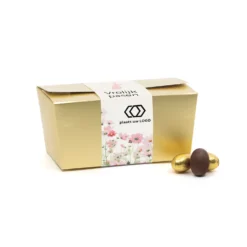 Bonbondoosje Paaseitjes En Eigen Sleeve - Pasen -Casa del Ringraziamento BONBONDOOSJEGOUD 250gr PAASSEI 1