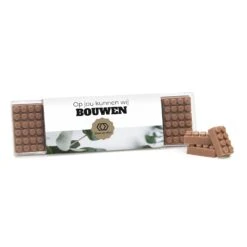 Box Met 18 Chocolade Bouwstenen Eigen Sleeve - Zakelijk -Casa del Ringraziamento BOUWSTEENTJES GROOT 1 919e262b 01df 4db9 84f1 533dc6e3a842