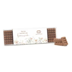 Box Met 18 Chocolade Bouwstenen Eigen Sleeve - Verpleging -Casa del Ringraziamento BOUWSTEENTJES GROOT 3 5e03e992 cfed 41ce a980 325cd6ac0f7b