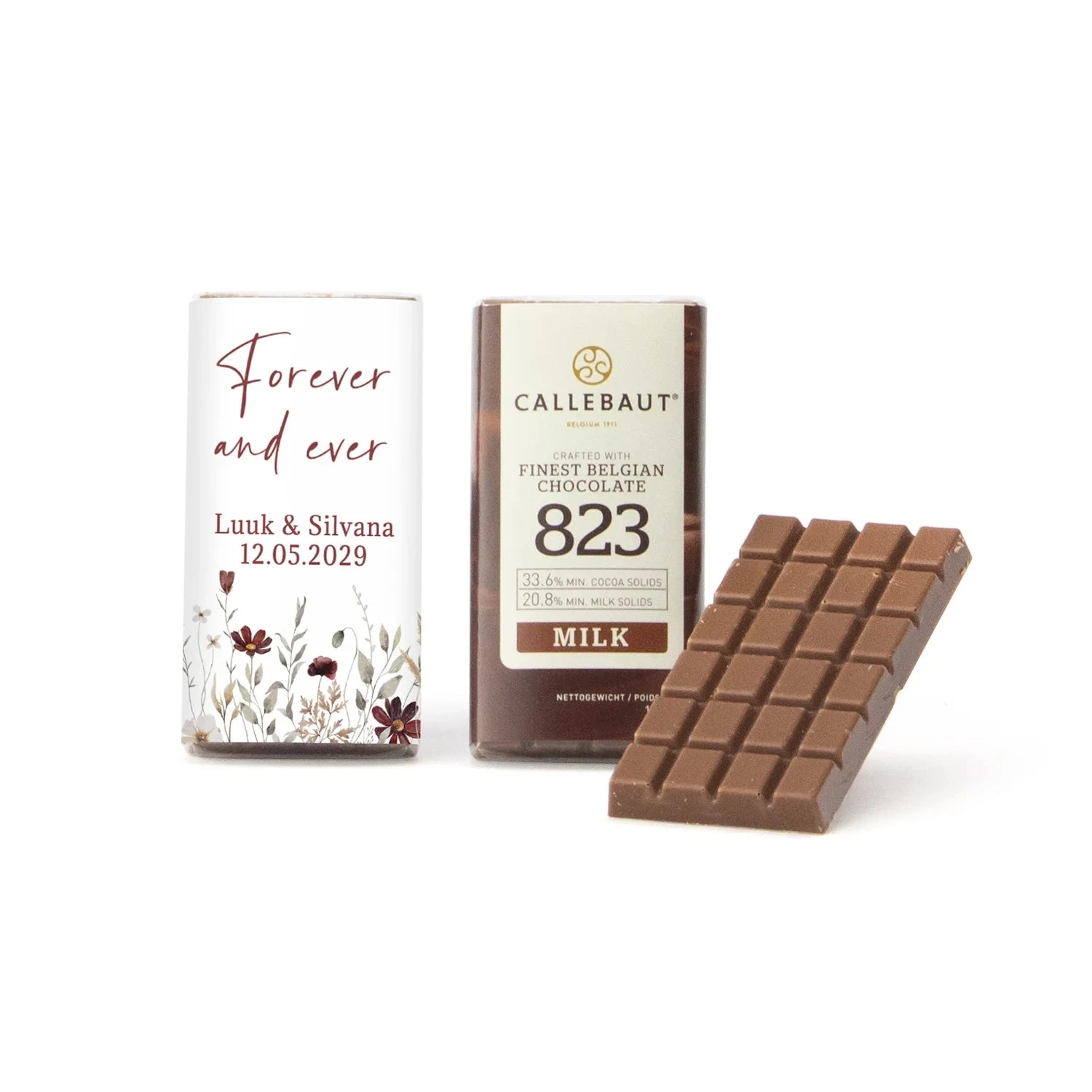 Callebaut Chocolaatjes (25 Stuks) - Trouwen 5 Callebaut Chocolaatjes (25 Stuks) - Trouwen - Afbeelding 3