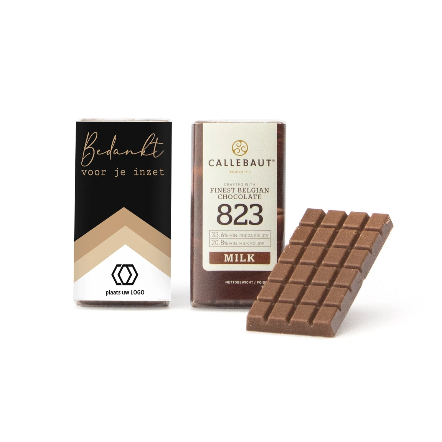 Callebaut Mini Chocoladereep (25 Stuks) - Zakelijk 6 Callebaut Mini Chocoladereep (25 Stuks) - Zakelijk - Afbeelding 4