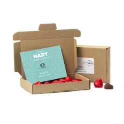 Maildoosje Met Chocoladehartjes - Verpleging -Casa del Ringraziamento Doosje Rodeharten4