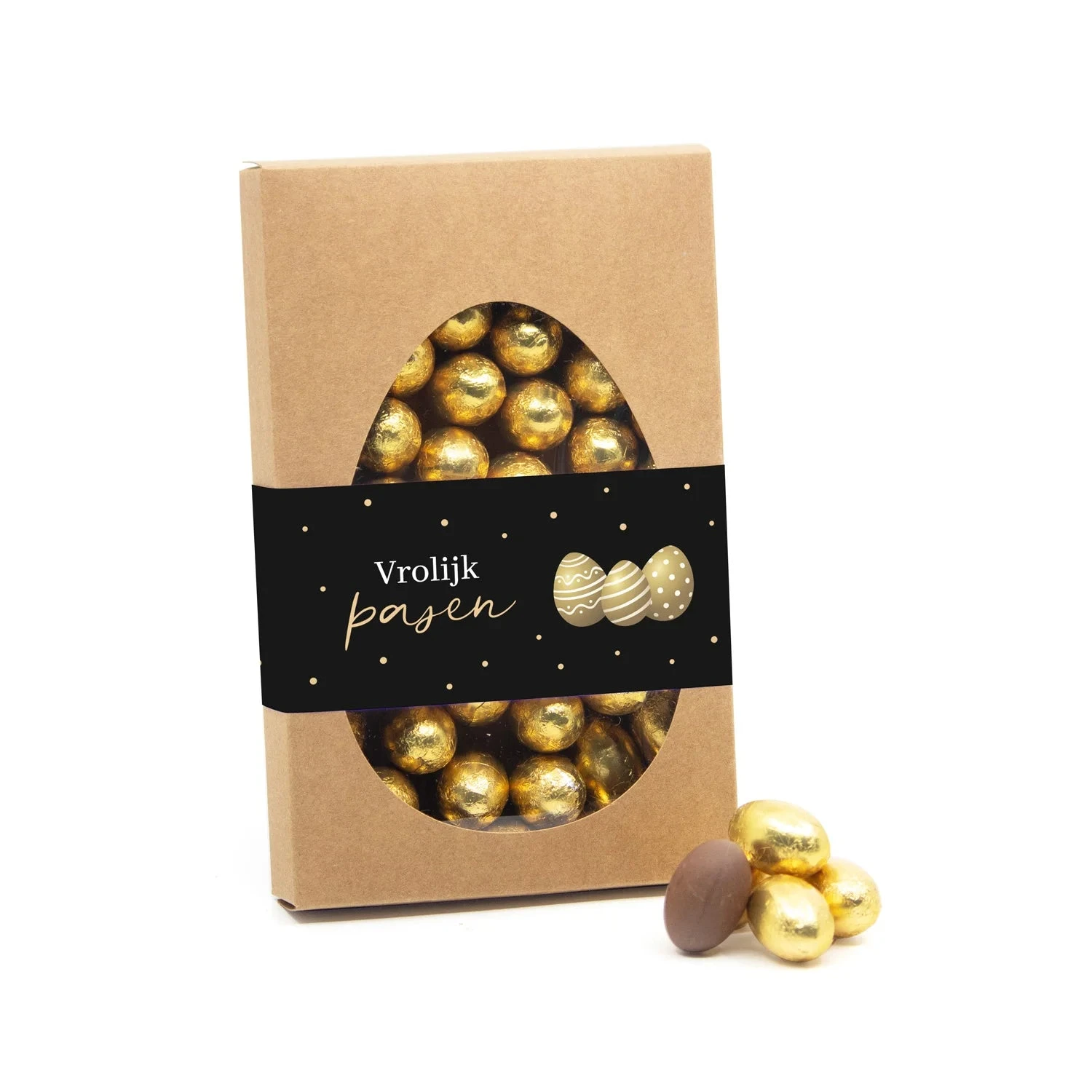 Paasdoosje Met Venster En Paaseitjes - Pasen 3 Paasdoosje Met Venster En Paaseitjes - Pasen