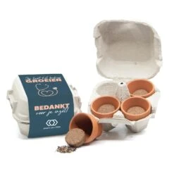 Eierdoosje Met Bloemenmix - Verpleging -Casa del Ringraziamento Eierdoosje bloemen 3