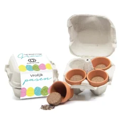 Eierdoosje Met Bloemenmix - Pasen -Casa del Ringraziamento Eierdoosje bloemen3