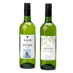 Fles Witte Wijn Met Eigen Etiket - Bedankje -Casa del Ringraziamento Fles Chardonnay4 11c05590 9996 411c b474 cfd049e9eb22