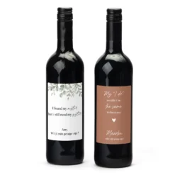 Fles Rode Wijn Met Persoonlijk Etiket - Getuige -Casa del Ringraziamento Fles Rodewijn3 293b5b4a 2bf9 4d4c b0d9 4d41f16b5a51