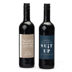 Fles Rode Wijn Met Persoonlijk Etiket - Getuige -Casa del Ringraziamento Fles Rodewijn4 801f441c 53f7 47e5 91fe 2c554531213b