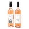 Fles Rosé Wijn Met Persoonlijk Etiket - Trouwen -Casa del Ringraziamento Fles Rose 1