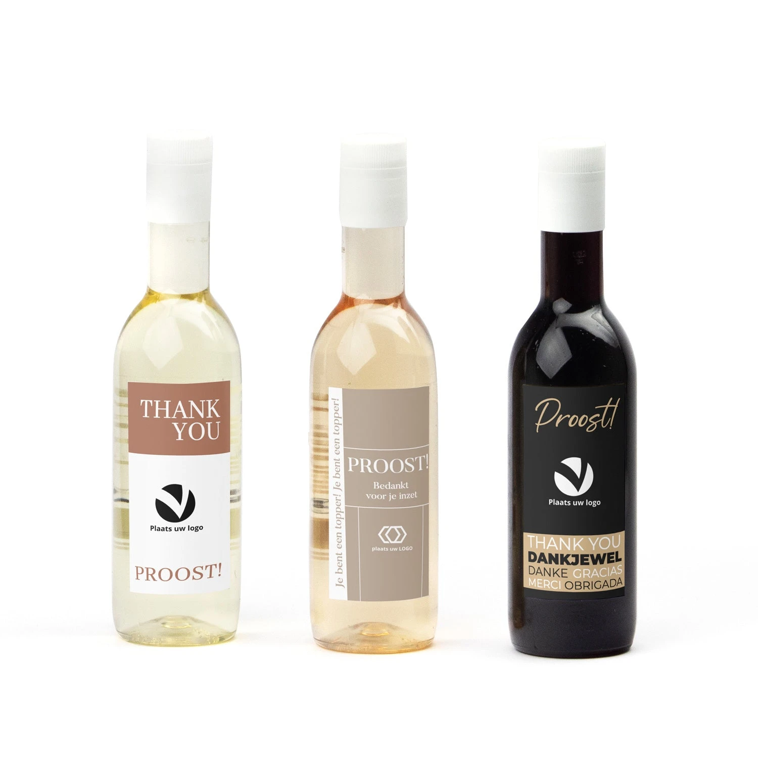 Klein Flesje Wijn Met Eigen Logo Op Etiket - Zakelijk 5 Klein Flesje Wijn Met Eigen Logo Op Etiket - Zakelijk - Afbeelding 3