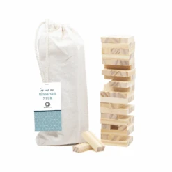 Jenga Spel Met Eigen Kaartje - Zakelijk -Casa del Ringraziamento JENGA 3