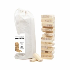 Jenga Spel Met Eigen Kaartje - Zakelijk -Casa del Ringraziamento JENGA 4