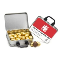 Blikken Koffertje Vol Paaseitjes - Pasen -Casa del Ringraziamento KOFFERTJE PREMO EITJESGOUD 1