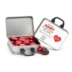 Koffertje Van Blik Met Snoepjes - Verpleging