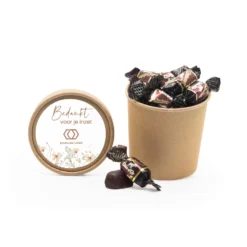 Kraftbeker Met Chocolade En Eigen Etiket - Verpleging -Casa del Ringraziamento KRAFTBEKER CHOKOTOF2