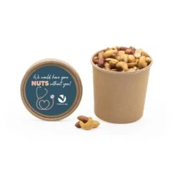 Kraftbeker Met Nootjes En Eigen Etiket - Verpleging -Casa del Ringraziamento KRAFTBEKER LUXENOOTJES2