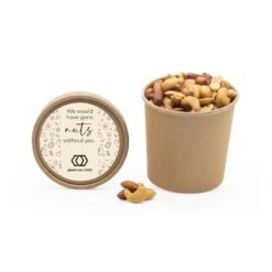 Kraftbeker Met Nootjes En Eigen Etiket - Verpleging -Casa del Ringraziamento KRAFTBEKER LUXENOOTJES3