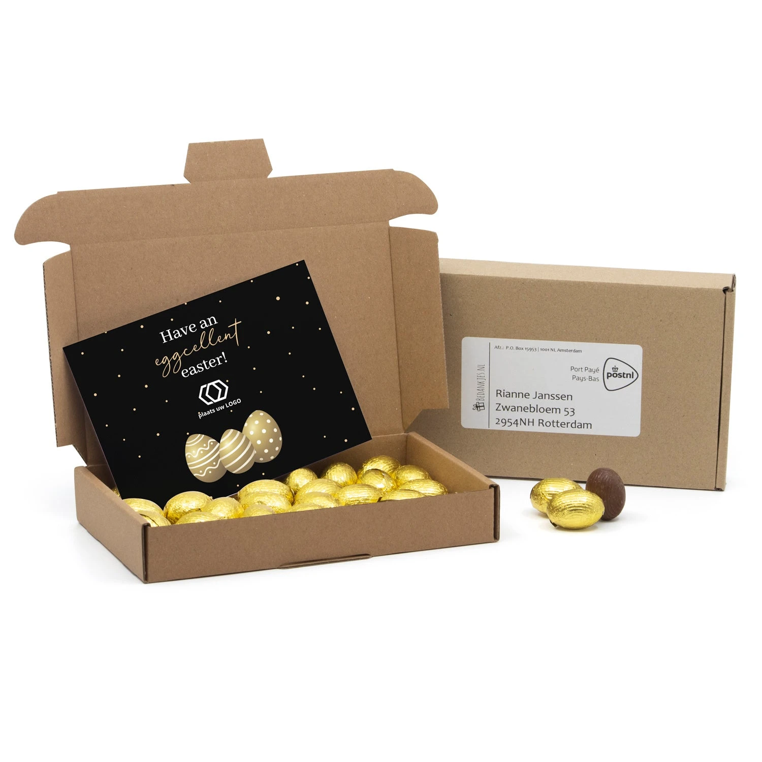 Maildoosje A6 Met Paaseitjes - Pasen 3 Maildoosje A6 Met Paaseitjes - Pasen