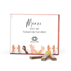 Merci Met Eigen Inlay Kaart 250 Gram - Zakelijk -Casa del Ringraziamento MERCI 250gr 3