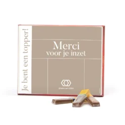 Merci Met Eigen Inlay Kaart 250 Gram - Zakelijk -Casa del Ringraziamento MERCI 250gr 4