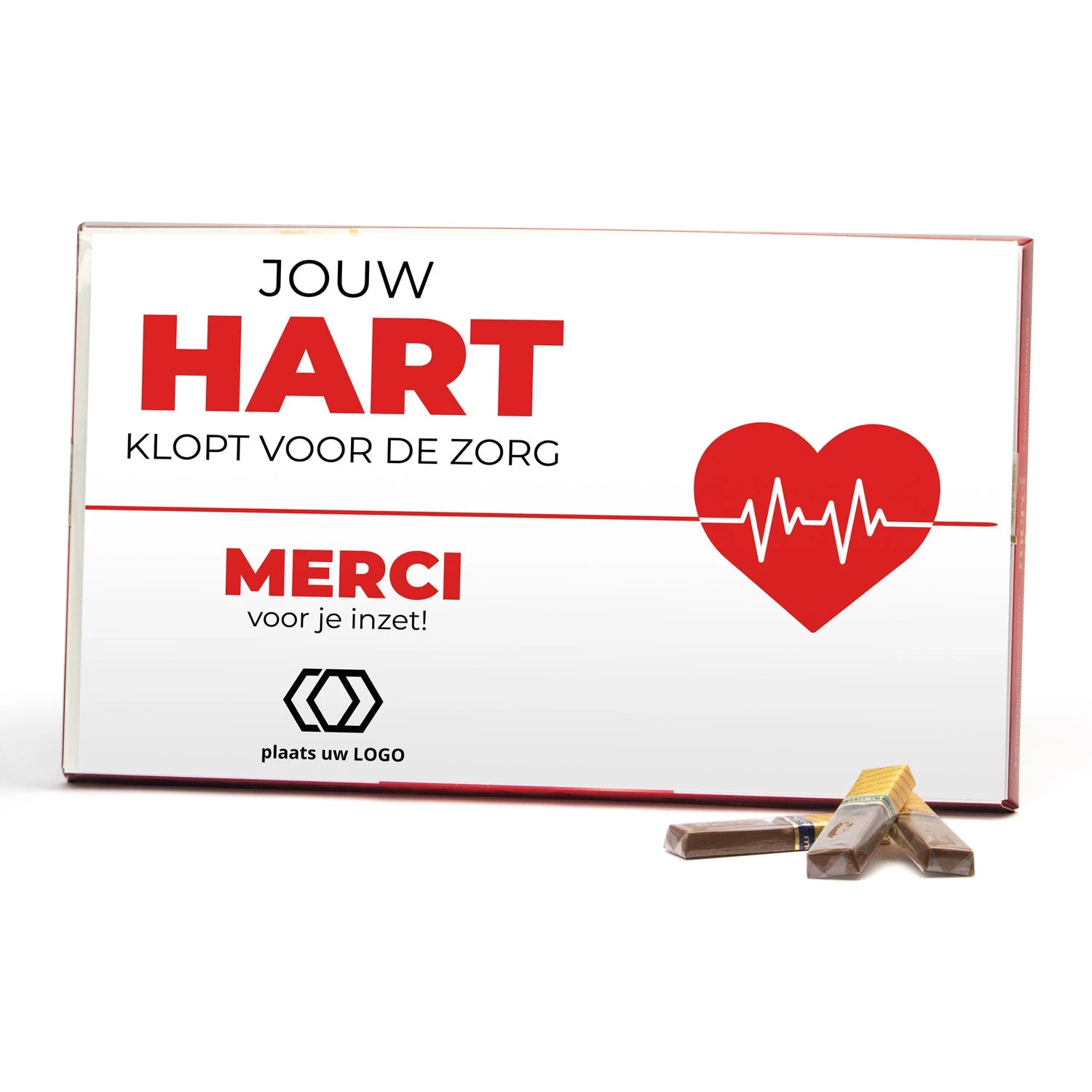 Merci Met Eigen Inlay Kaart 400 Gram - Verpleging 4 Merci Met Eigen Inlay Kaart 400 Gram - Verpleging - Afbeelding 2