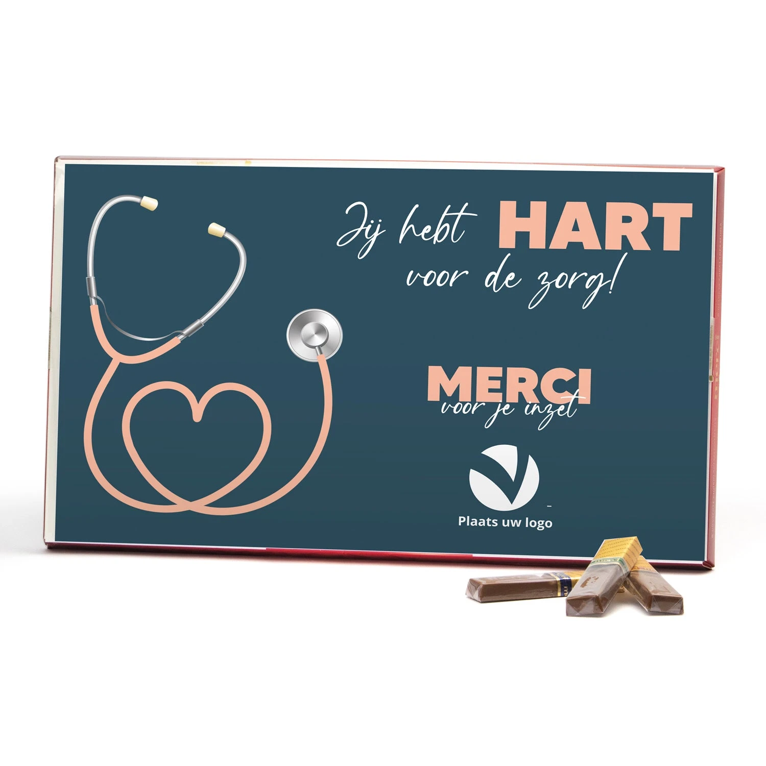 Merci Met Eigen Inlay Kaart 400 Gram - Verpleging 5 Merci Met Eigen Inlay Kaart 400 Gram - Verpleging - Afbeelding 3