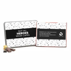 Blik Met Merci Doos En Eigen Logo - Verpleging -Casa del Ringraziamento MERCI BLIK 4