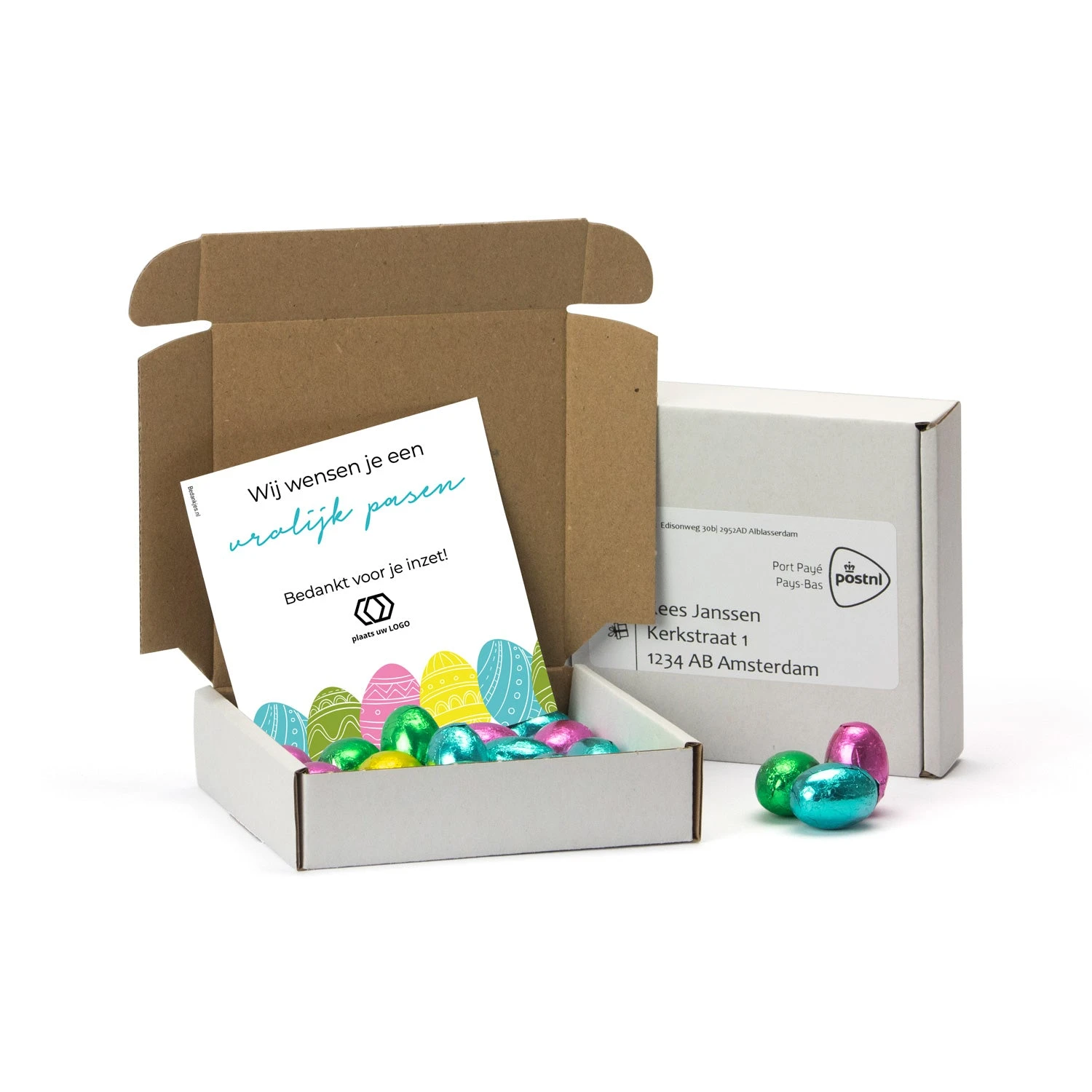 Maildoosje Met Paaseitjes - Pasen 3 Maildoosje Met Paaseitjes - Pasen