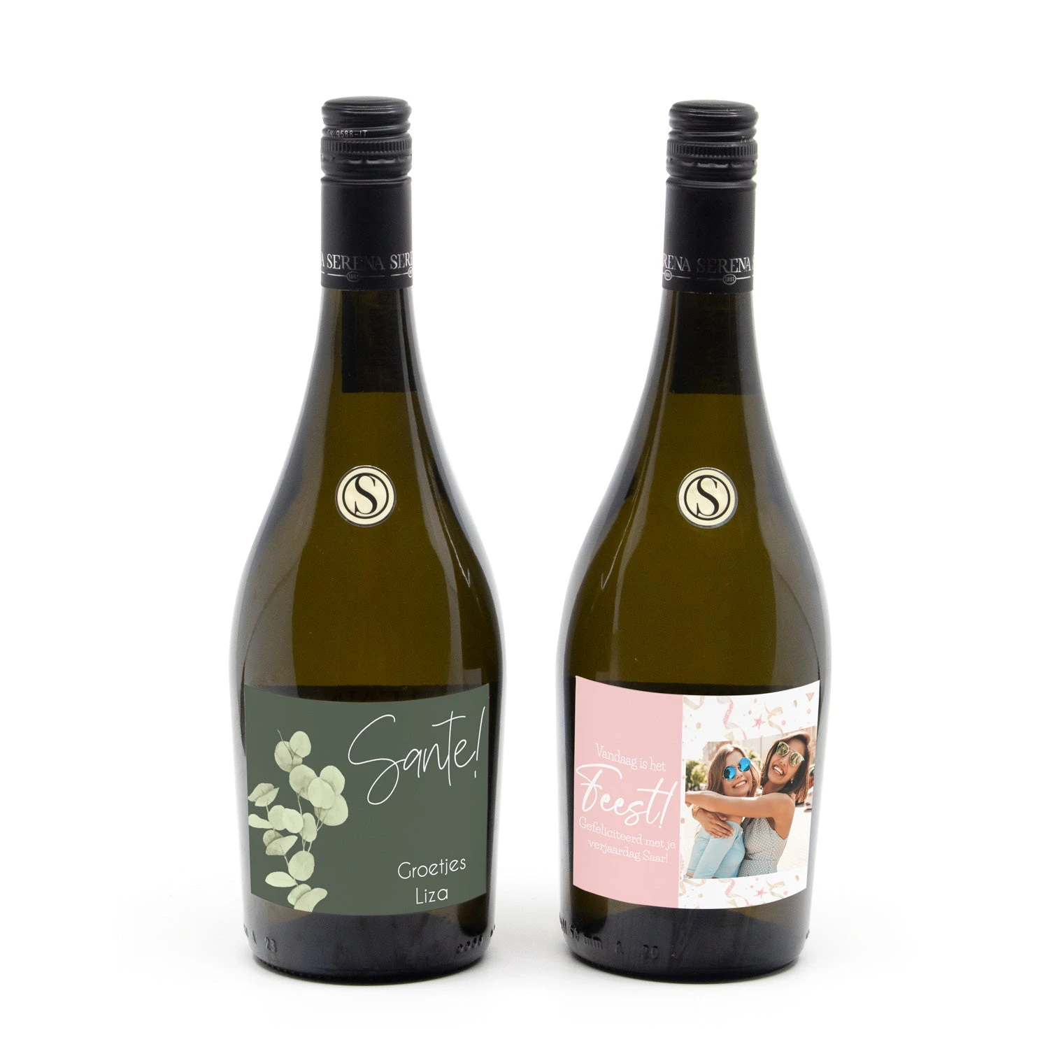 Fles Prosecco Met Persoonlijk Etiket - Bedankje 3 Fles Prosecco Met Persoonlijk Etiket - Bedankje