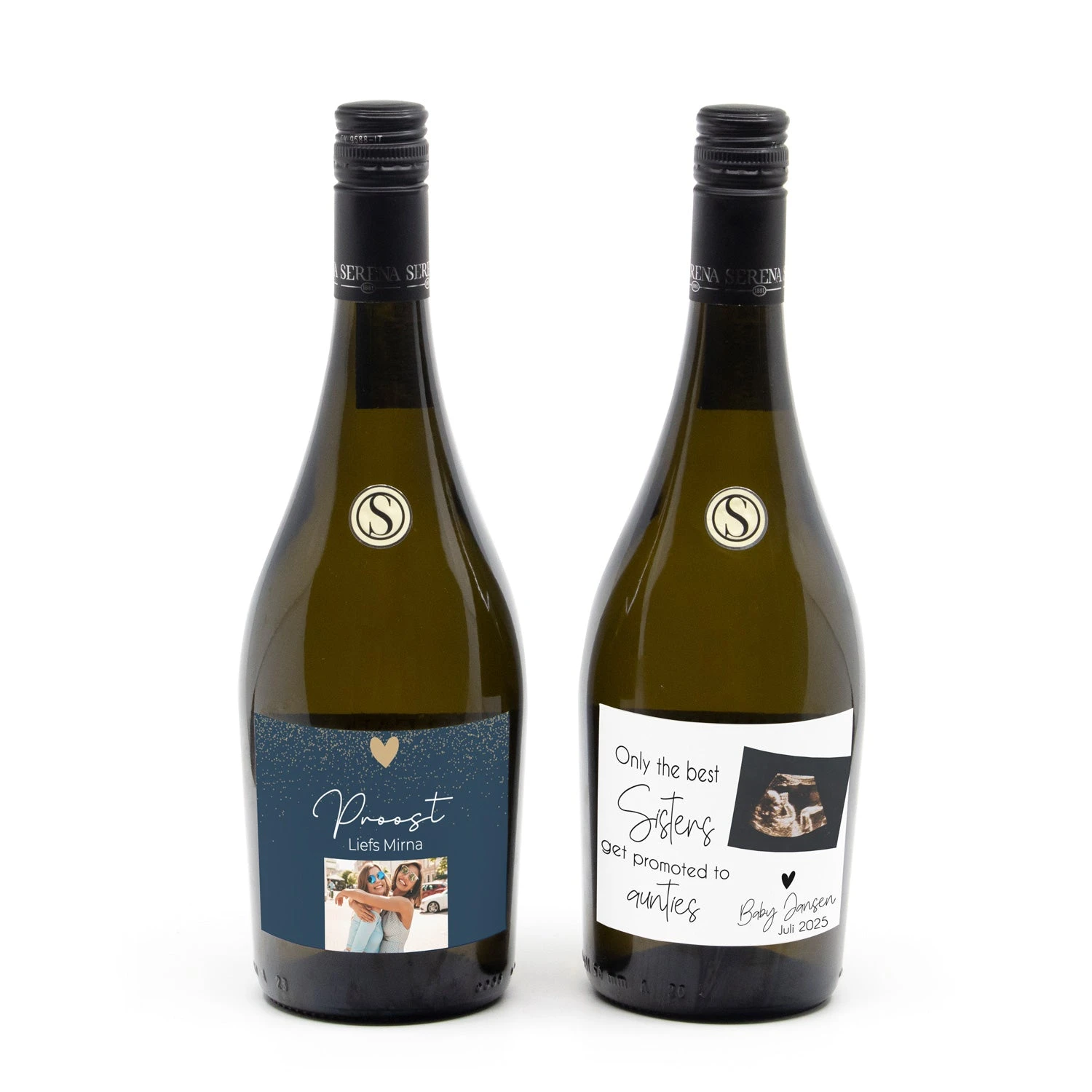 Fles Prosecco Met Persoonlijk Etiket - Bedankje 4 Fles Prosecco Met Persoonlijk Etiket - Bedankje - Afbeelding 2