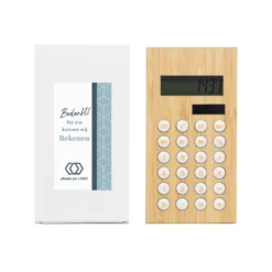 Rekenmachine Met Eigen Etiket - Zakelijk -Casa del Ringraziamento REKENMACHINE 3