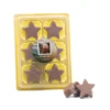 6 Chocolade Sterren In Blister - Afscheid Dierbare -Casa del Ringraziamento STER BLISTER 62
