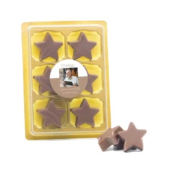 6 Chocolade Sterren In Blister - Afscheid Dierbare -Casa del Ringraziamento STER BLISTER 64