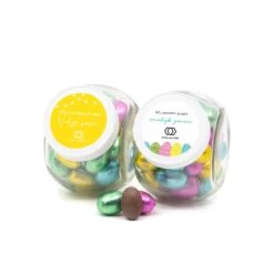 Glazen Snoeppot 0,4L Met Paaseitjes - Pasen -Casa del Ringraziamento Snoeppot 04 EITJES KLEUR 2