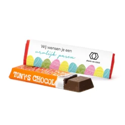 Tony Chocolonely 50 Gram Met Eigen Wikkel - Pasen -Casa del Ringraziamento Tony klein