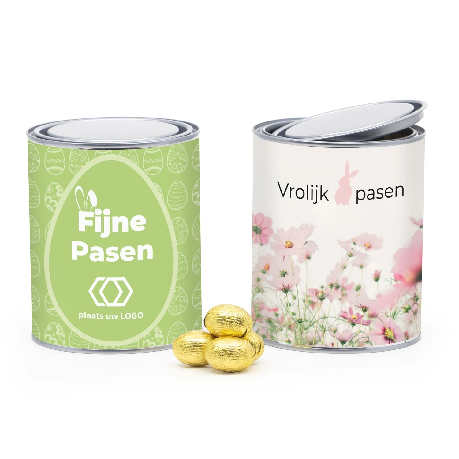 Verfblik 1 Liter Met Paaseitjes En Eigen Wikkel - Pasen 5 Verfblik 1 Liter Met Paaseitjes En Eigen Wikkel - Pasen - Afbeelding 3