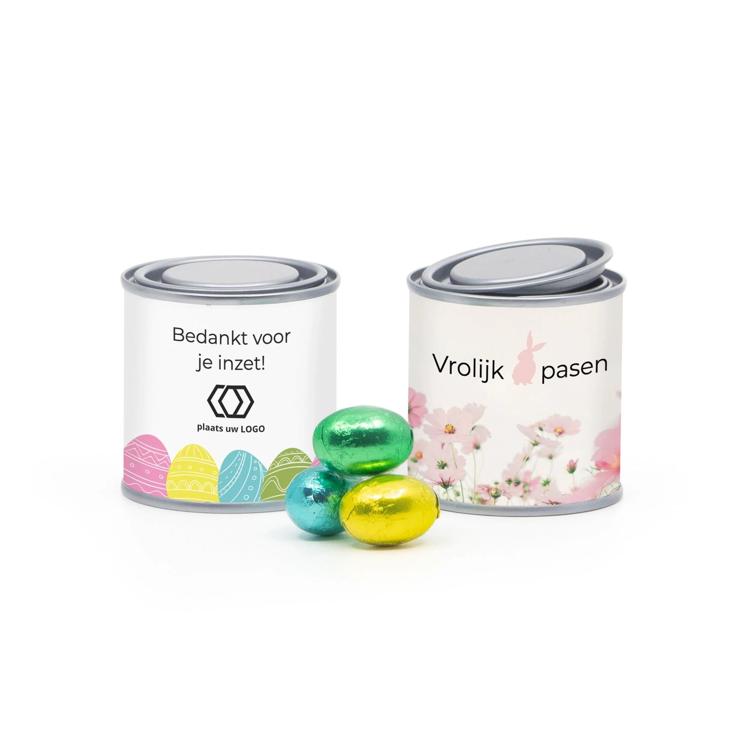 Verfblikje Met Paaseitjes - Pasen 5 Verfblikje Met Paaseitjes - Pasen - Afbeelding 3