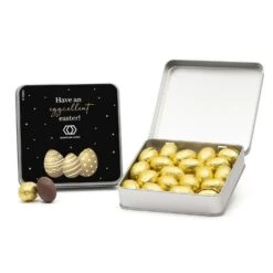 Blik Van Waardering Met Paaseitjes - Pasen -Casa del Ringraziamento VIERKANTBLIK EITJES 1