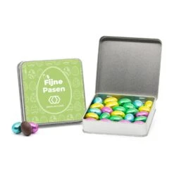 Blik Van Waardering Met Paaseitjes - Pasen -Casa del Ringraziamento VIERKANTBLIK PAASEI 2