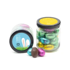 Glazen Snoeppotje Met Paaseitjes - Pasen -Casa del Ringraziamento WB212 GekleurdEi1