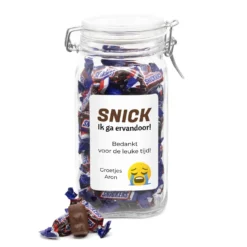 Snick... Ik Ga Ervandoor! In Grote Weckpot - Collega -Casa del Ringraziamento WECKPOT SNICKERS 3